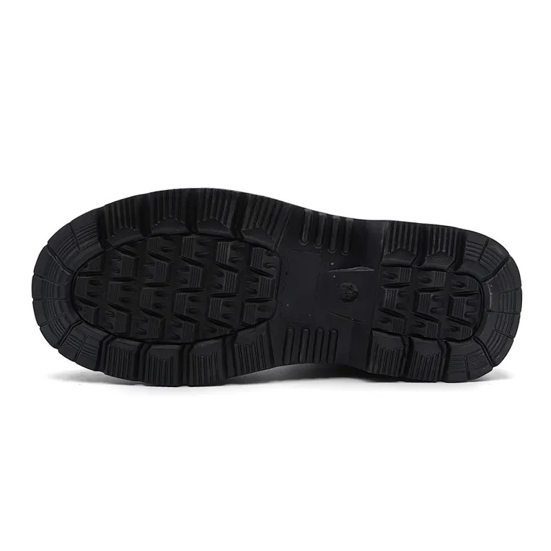 Brown Anti Puncture Safety Shoes Durable Iron Toe Shoes Anti Smash