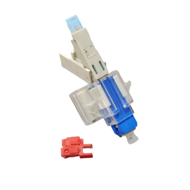 FTTH Fiber SC 3 point Fast Connector For On-site Assembly with Descent Fiber Cables