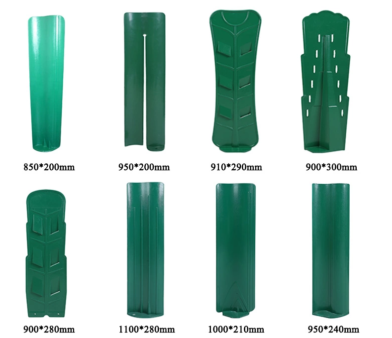 Highway Guardrail Reflective Road Facilities Durable Anti Dazzle Board Anti Glare