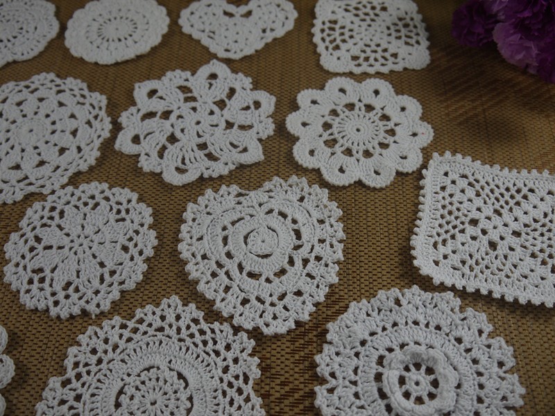 Handmade crocheted blanket handmade carpet yarn crochet decoration color block flower blanket