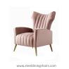 Buy cheap Italian Style Hotel Villa 1040mm 700mm Leather Single Seater Couch from wholesalers