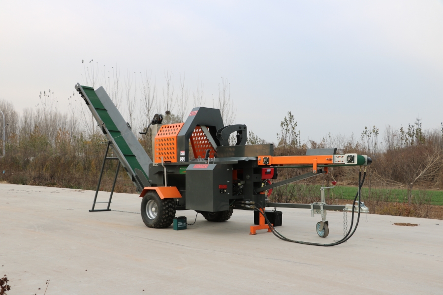 JieRui Forestry Machinery Skid Steer Log Splitter Firewood Processor for Woodworking