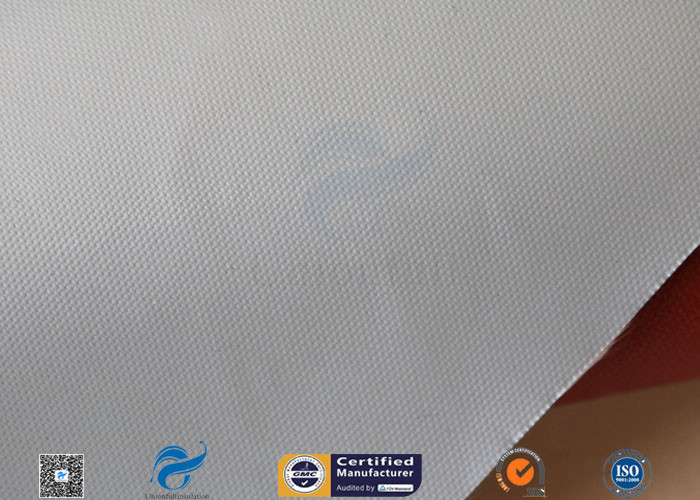 Electrical Insulation Silicone Fiberglass Fabric / Glass Fibre Cloth Fire Resistant
