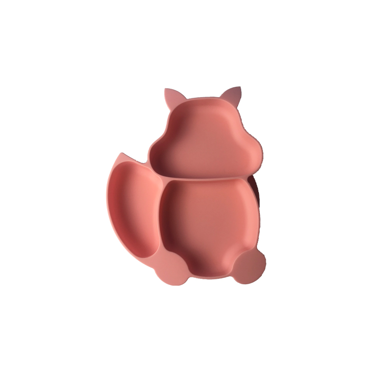 Fox Shape Foldable Silicone Bowl Non Toxic Bpa Free Customized With Spoon