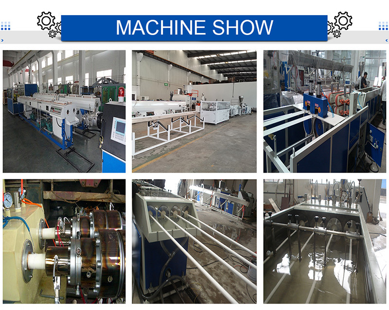 75-250MM Twin Screw Water PVC Pipe Extrusion Line Plastic Pvc Tube Extrusion Making Machine