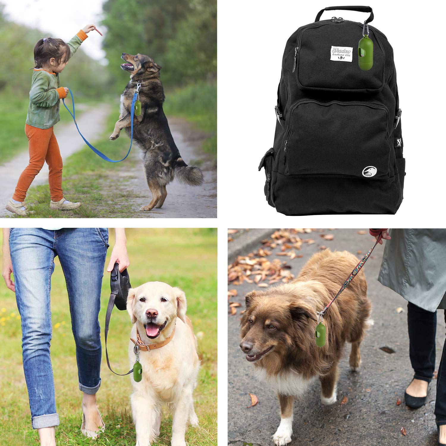 Printed Biodegradable Custom Products for Dogs Unscented Printed dog poop bags dispenser custom printed