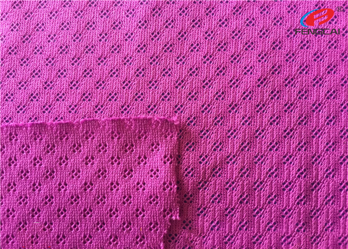 Moisture Wicking Polyester Sports Mesh Fabric For Garment Lining