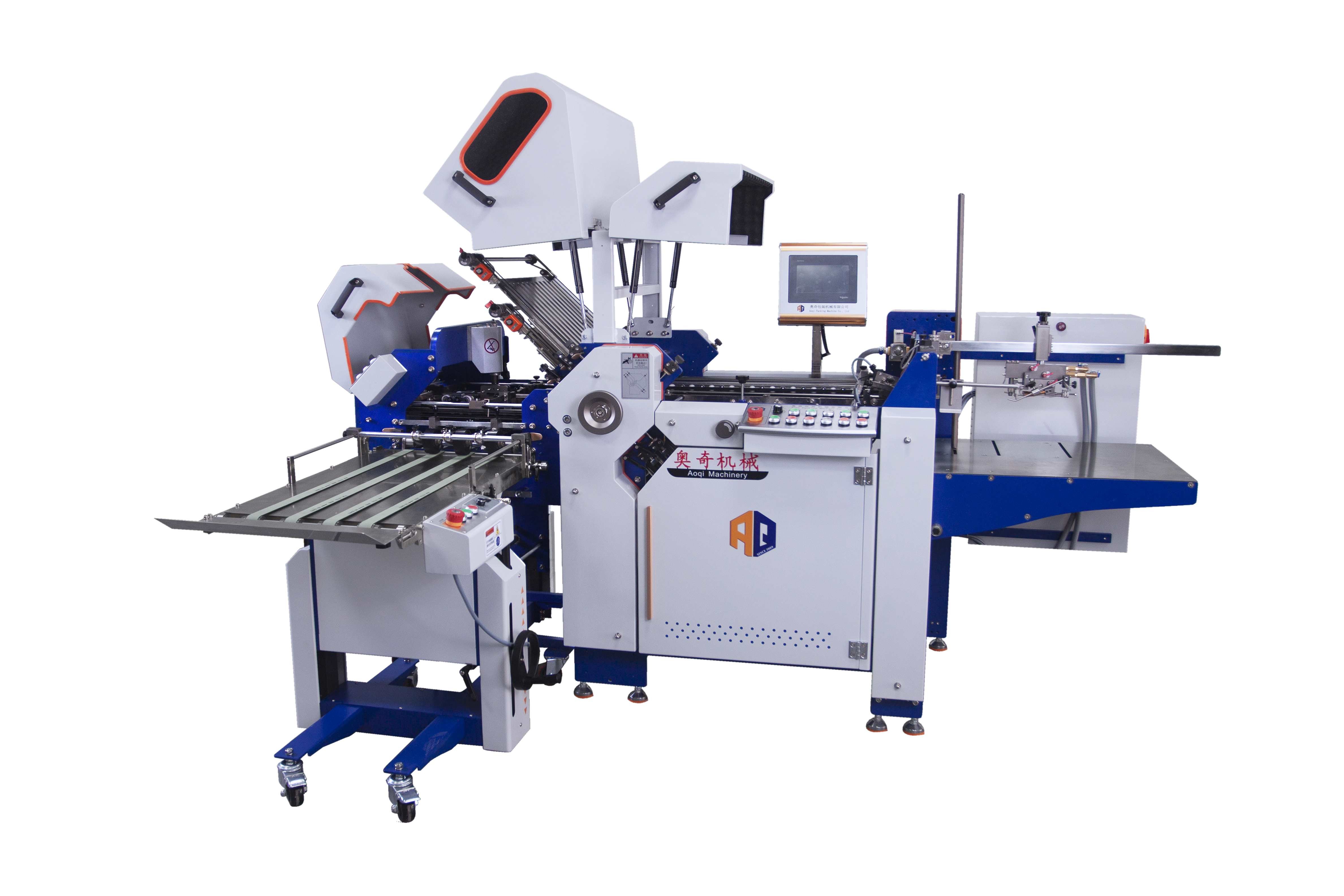 Automatic Paper Industry Equipment Commercial Brochures Folding Paper Processing Machine With Cross Folding Unit