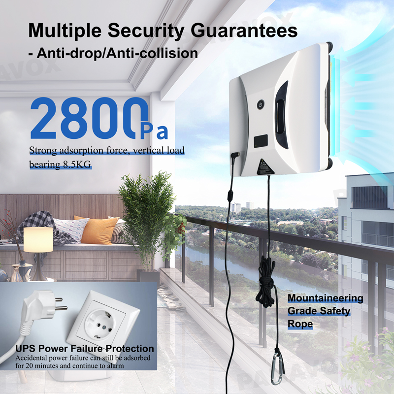 Motorized Smart Window Cleaning Robot For High Rise Buildings Household