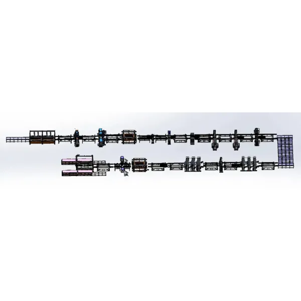 Power Transformer Fin Welding Cooling Automatic Production Line - High-speed equipment for manufacturing coolers - Plate Cooling Production Line