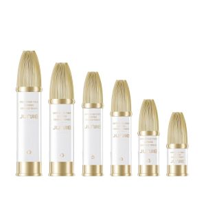 Buy cheap AS Collar Pump Airless Bottles for Lotion Refillable Empty Spray Plastic Bullet Round product