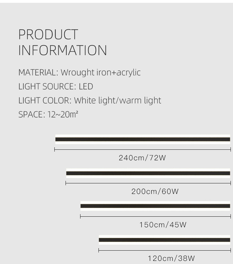 Bathroom Outdoor Waterproof LED Wall Lights Long 9w 11w 19w 24w AC85-265V