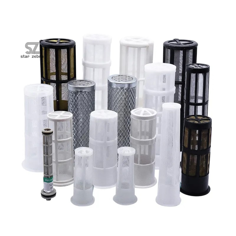 Manufacturing Plant Suitable Plastic and Stainless Steel Oil Tank Filter Screen for CAT Caterpillar ZAX PC SDLG SANY