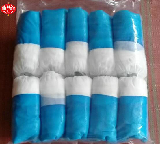 Waterproof Non Skid Laminated Plastic Disposable Shoe Cover