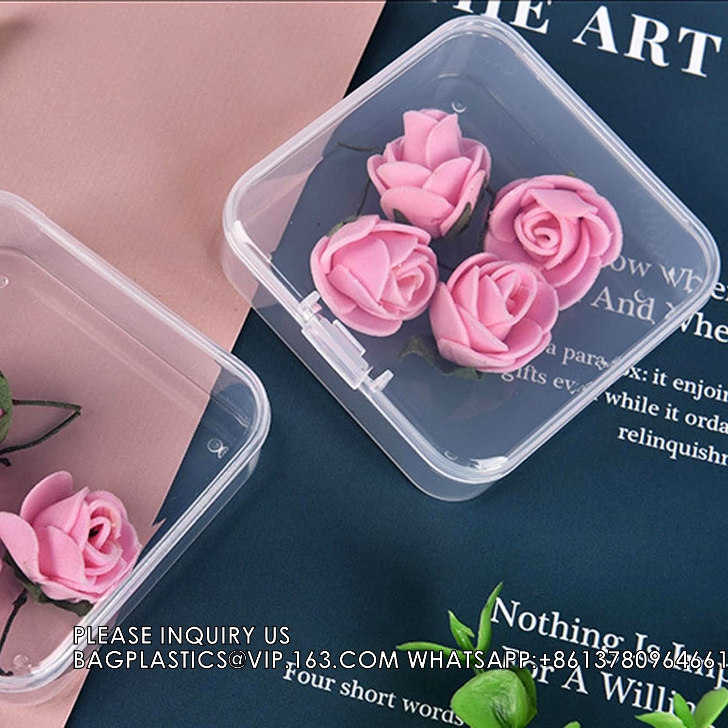 Storage Containers Rectangular Empty Small Plastic Containers For Small Items Art Craft Jewelry Projects