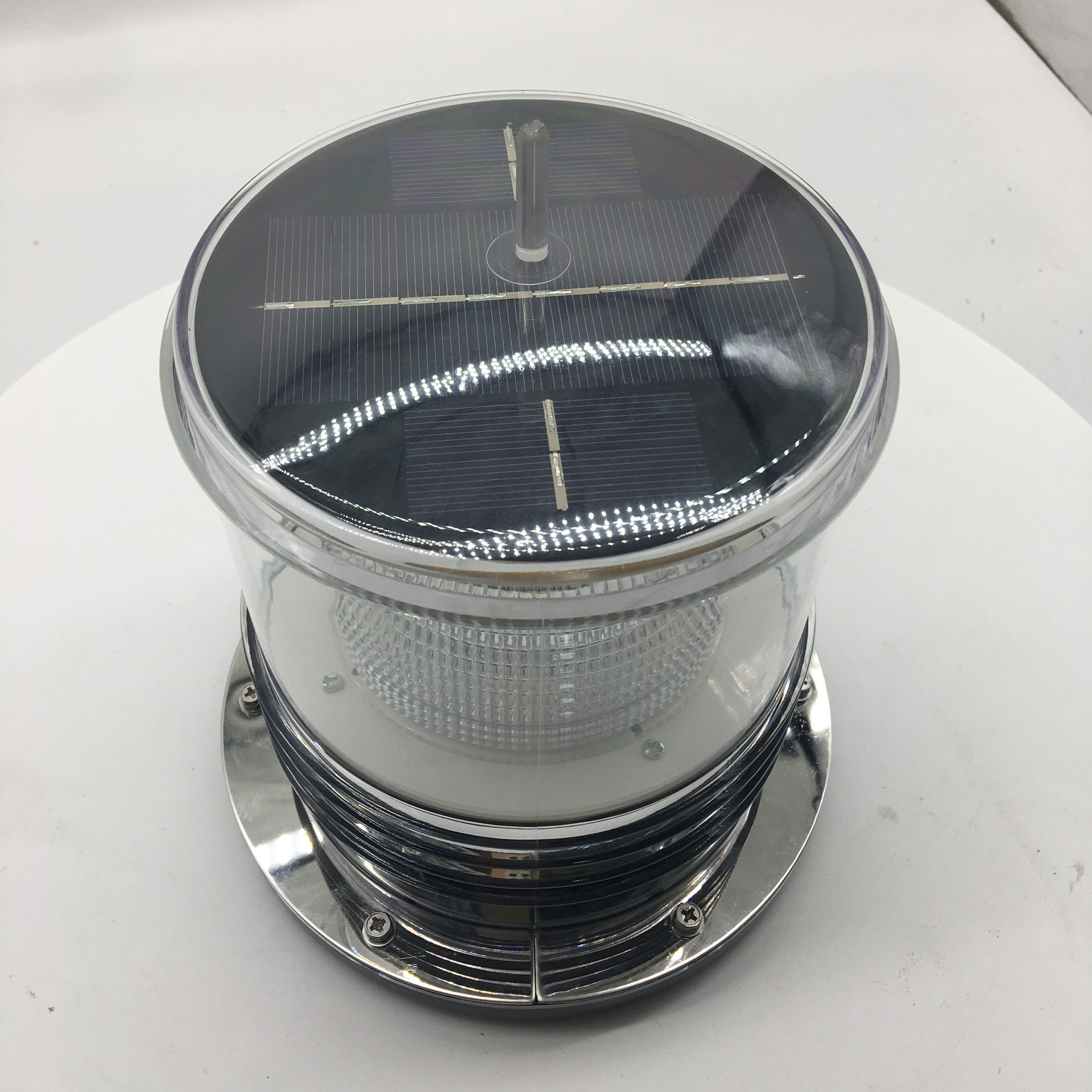 8W 225deg Led Anchor Lights For Boats / Solar Powered Boat Navigation Lights