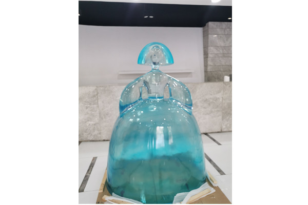 Girl Princess Outdoor Fiberglass Sculpture For Garden Decoration