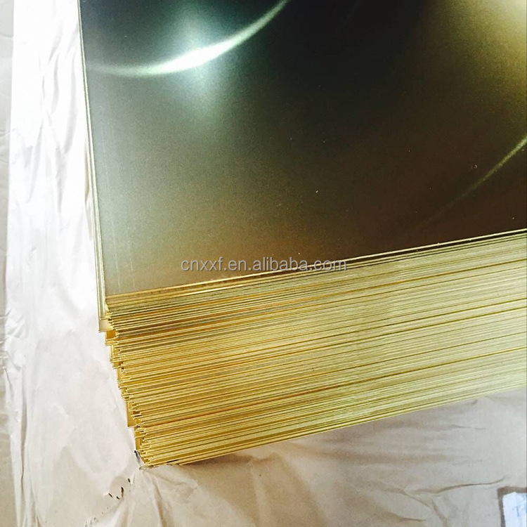 Non-Alloy Customized Thickness 0.3-100mm C26800 C27200 Brass Copper Sheet Brass Sheet Plate