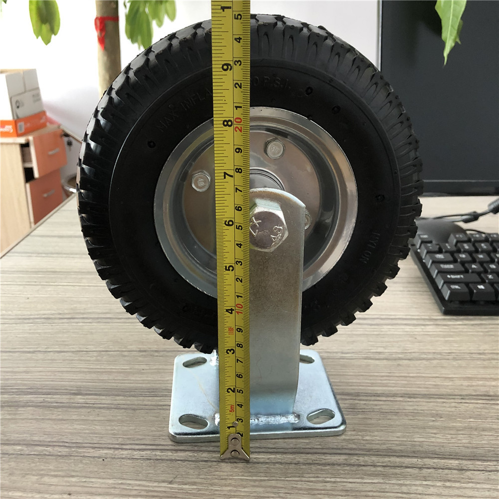 250-4 Rubber Caster Wheels Heavy Duty For Hand Cart