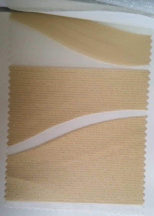 Carved zebra blinds fabric/rainbow blinds fabric /blackout zebra fabric