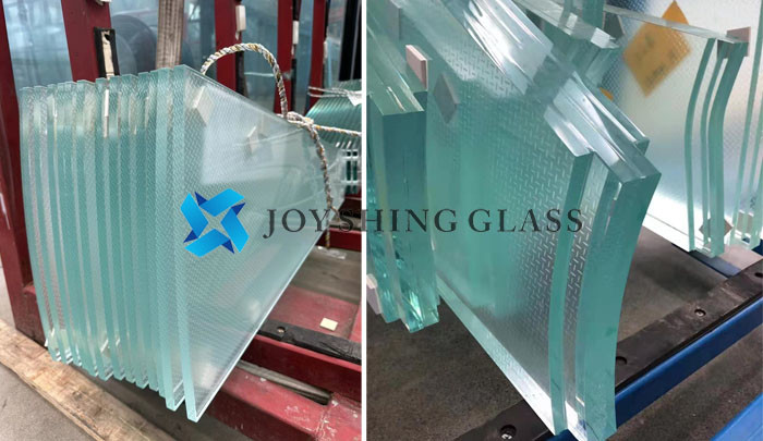 tempered anti slip glass