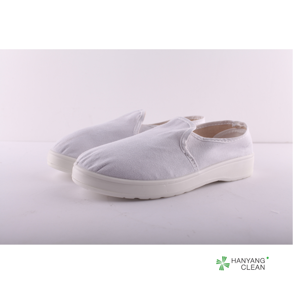 Unisex gender anti static safety cleanroom PU canvas shoes working esd safety shoe
