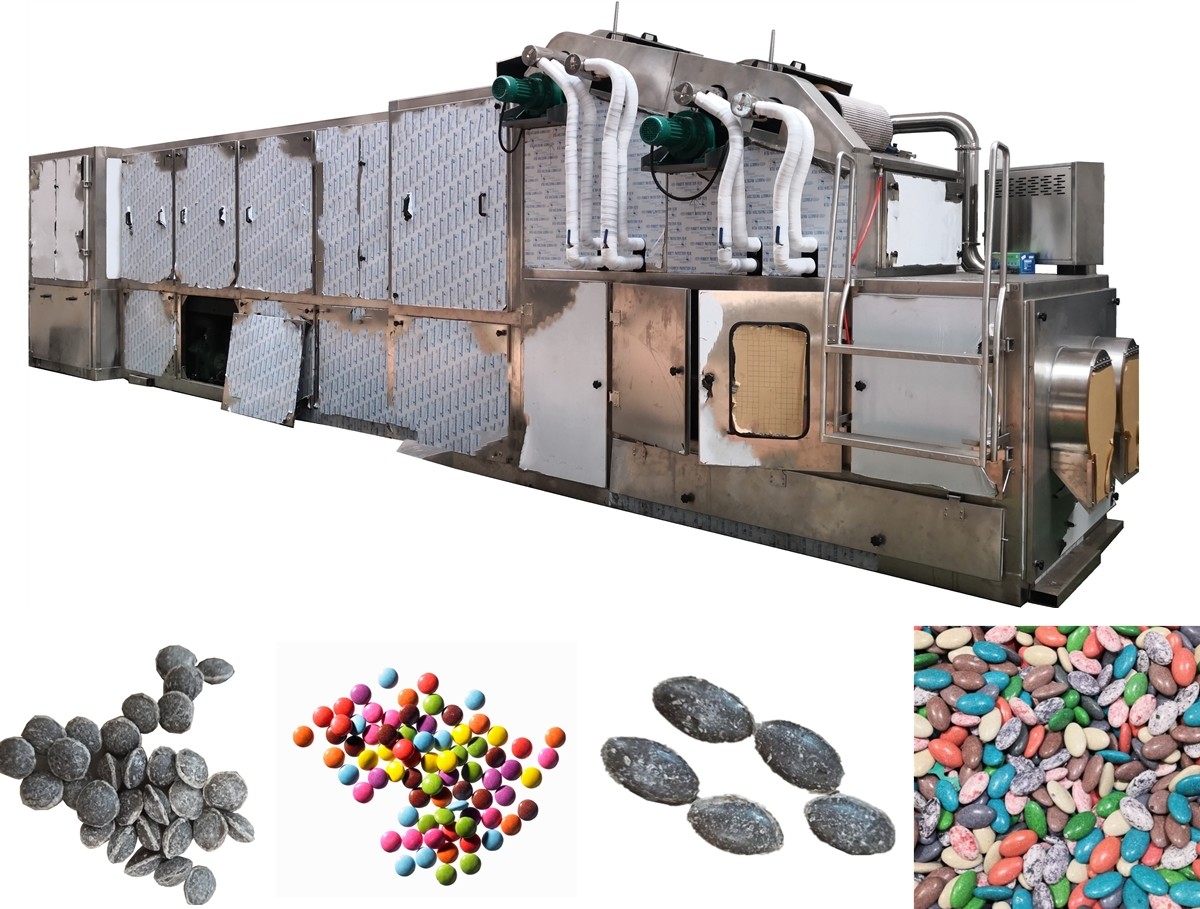 Mould Roller 300kg Chocolate Bean Production Line