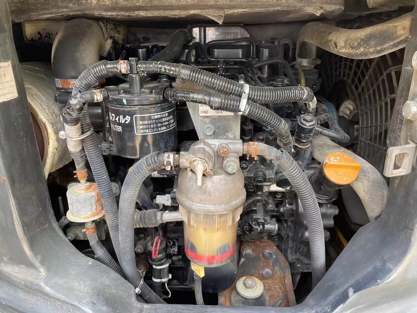 Original Hydraulic Cylinder Komatsu PC35MR a Japan Mini Excavator with Cummins Engine