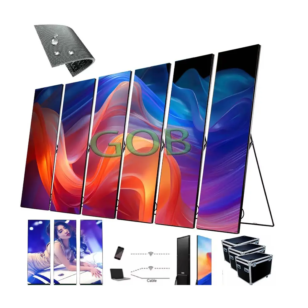 4G /5G/ Wifi/ USB Control Digital Advertising Led Poster Display
