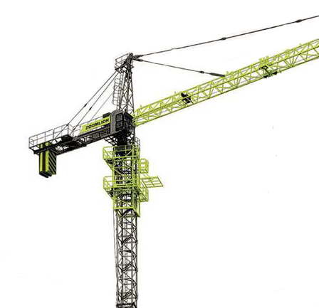 Zoomlion Tower Crane With 60M Boom 6 Tons Capacity In Vietnam 220m Span
