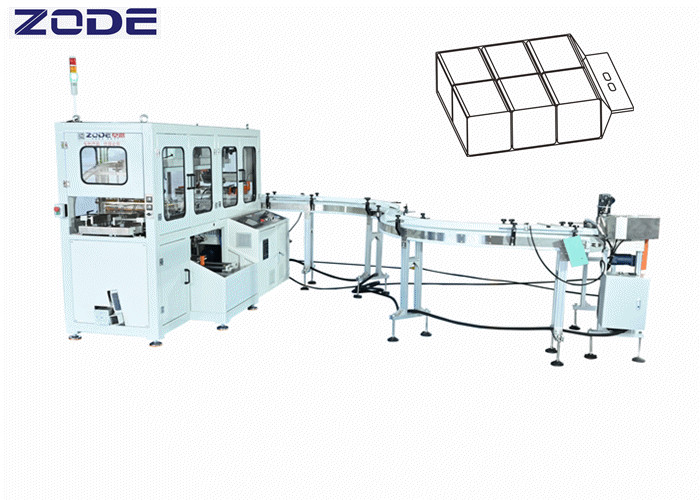 1row Wet Tissue Packing Machine , 23bags/Min V Fold Wet Wipes Packing Machine