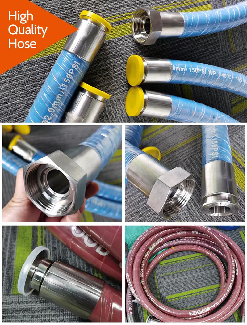 Flex Vacuum Food Hose Pipe Safe PVC Water Hose Pipe Line 75ft