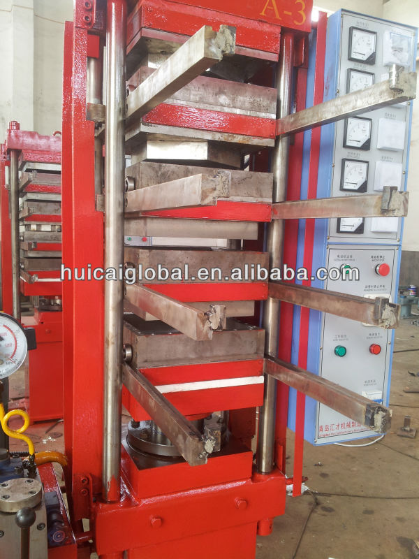Rubber Tiles Vulcanizing Press Machine XLB-550*550*4 with PLC and Stable Performance