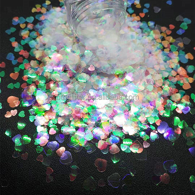 Glitter Heart Valentine's Day Heart Lover Confetti Sprinkles Big Small Mixes Heart Shape for Wedding Gathering Supplies