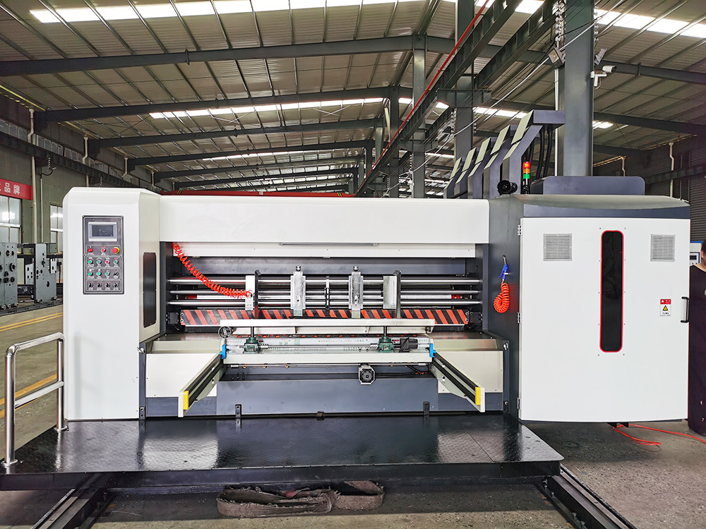 Automatic Corrugated Carton Flexo Printing Machine Lead Eage Feeder Slotting