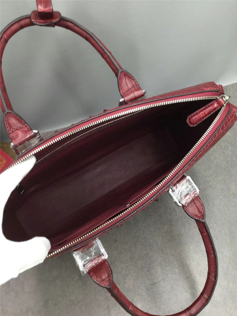 Exotic Genuine Crocodile Skin Businessmen Briefcase Authentic Alligator Leather Male Working Handbag Large Shoulder Bag