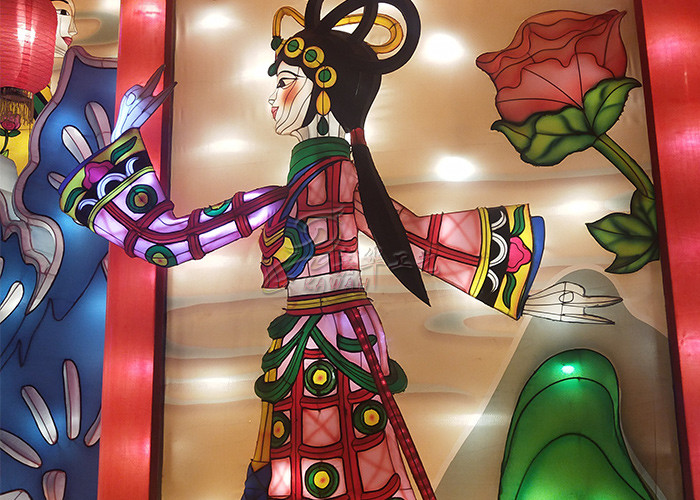 Liang Shanbo Zhu Yingtai Traditional Lanterns Decorated Traditional Theater