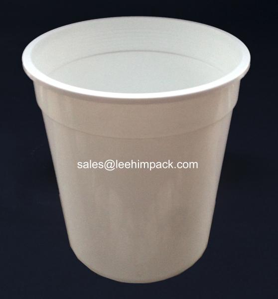 Quality 1kg Round Plastic Food Pail For Multi-use Purpose for sale