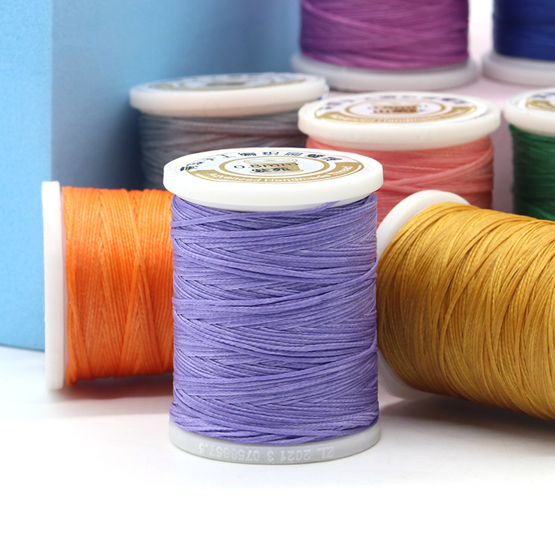 Purse Leather Sewing Waxed Thread-Practical Long Stitching Thread For Leather Craft DIY 0.8mm wax thread