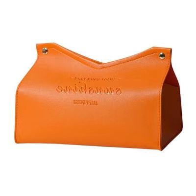 Rectangular Plastic Tissue Box Cover for Luxury Nordic Restaurant in Desktop Space