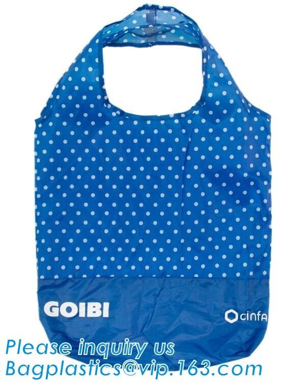 Promotion Custom Eco Friendly Sublimation Polyester Folding Shopping Bag,Promotional Sports Gym Sack Polyester Drawstrin