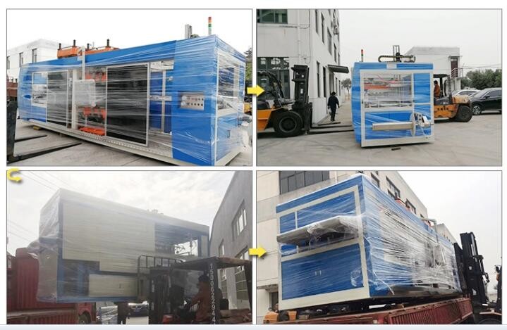 2.0mm Multi Station Plastic Thermoforming Machine SIEMENS PLC Control