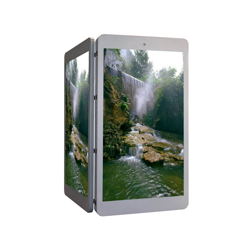 P4LED display monitor outdoor TV advertising equipment outdoor digital signage street light waterproof lamp-post display