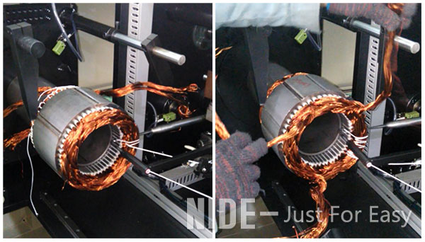 automatic stator coil lacing machine