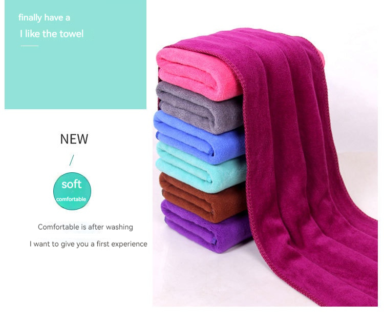 Customized Fiber Towel for Beauty Salon Hair Dryer and Domestic Cleaning Applications