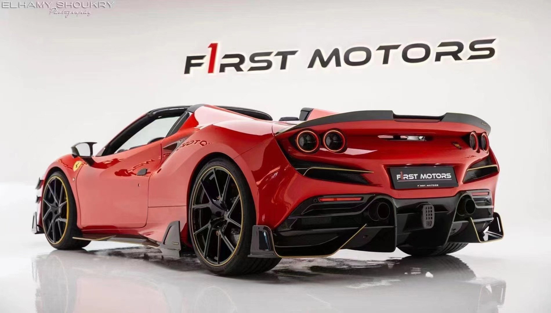 Auto Parts for Ferrari F8 Carbon Fiber Body Kit F8 Upgrade MSY Style Front Shovel Diffuser Spoiler Side Skirt Body Kit