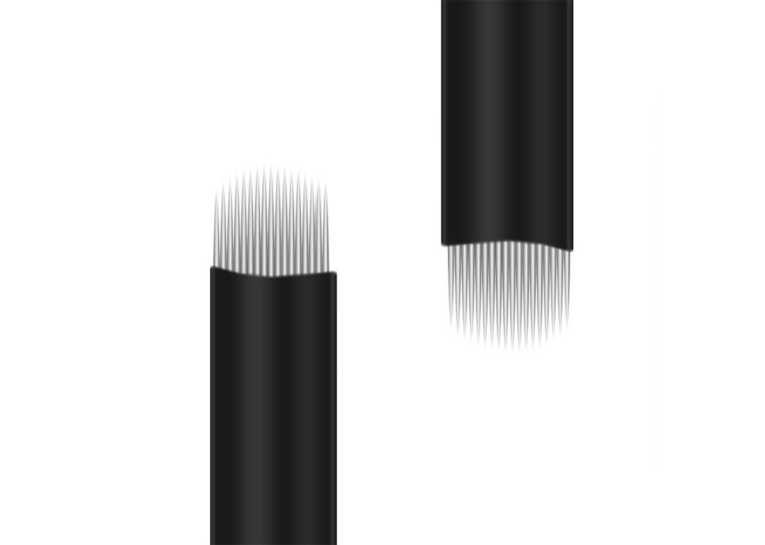 0.18mm 18U Eyebrow Tattoo Permanent Makeup Microblading Needles