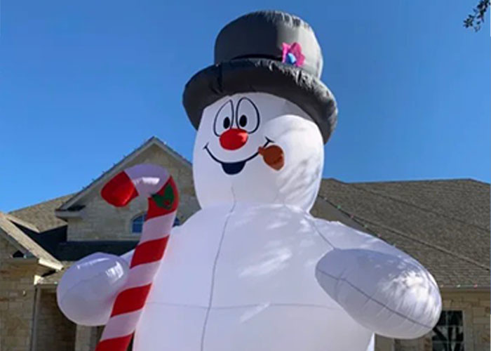 20ft Inflatable Snowman Christmas Decoration Yard Inflatables Moving Christmas Snowman
