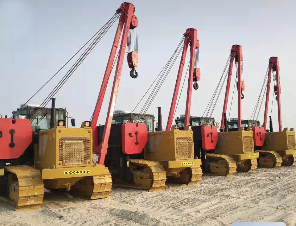 Belt Move 22000 KG Weight Pipe Laying Machine For Heavy Duty Construction