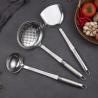 Buy cheap Stianless steel Slotted skimmer soup scoop for kitchen cooking tool from wholesalers